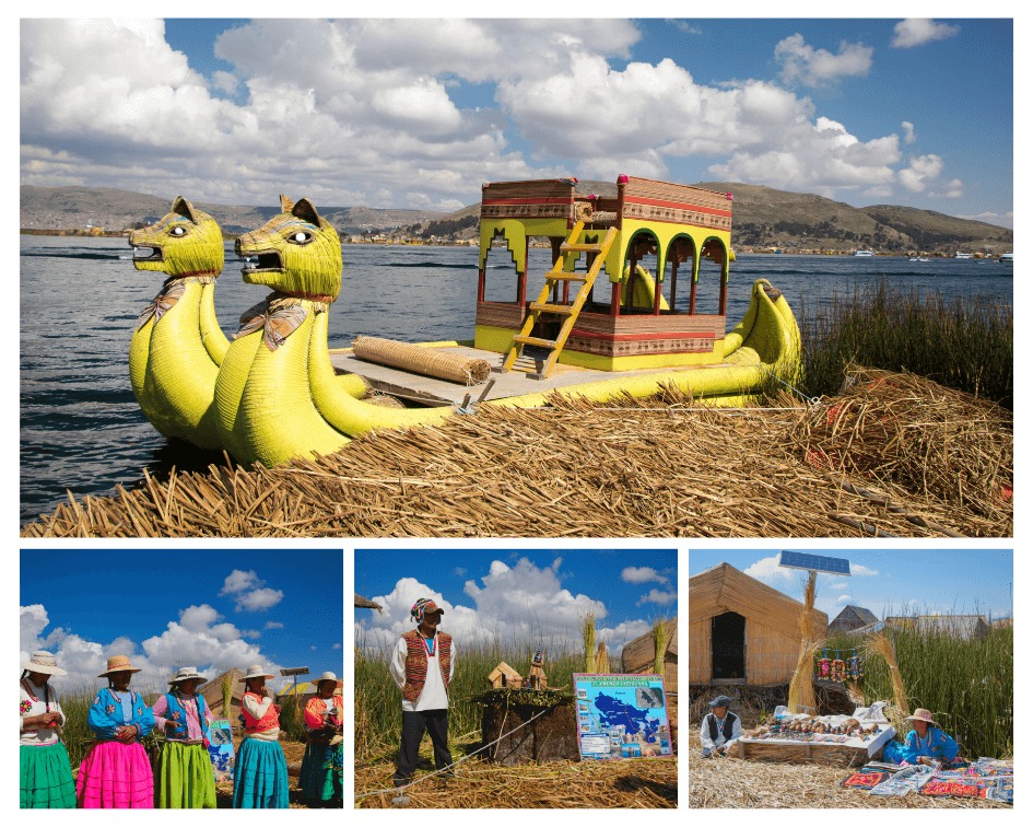 Visite des iles Uros sur le lac Titicaca
